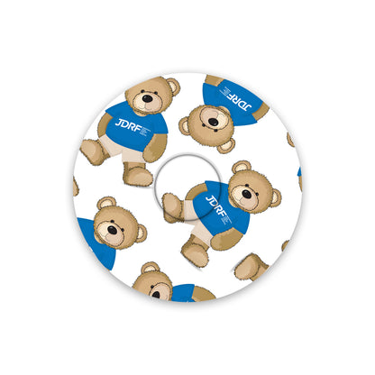 JDRF Rufus decorative adhesive patches - all devices.