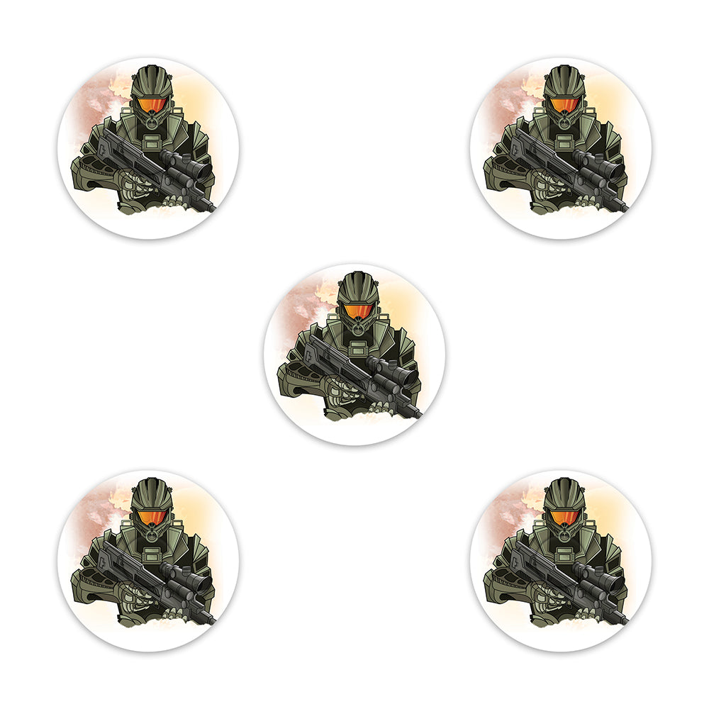 Freestyle Libre Space Soldier Design Patches