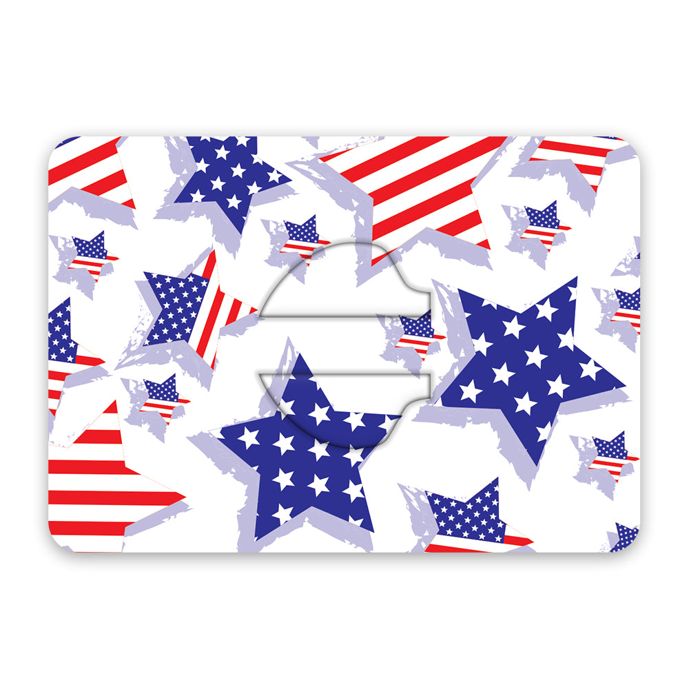 Medtronic USA Flag Stars Design Patches