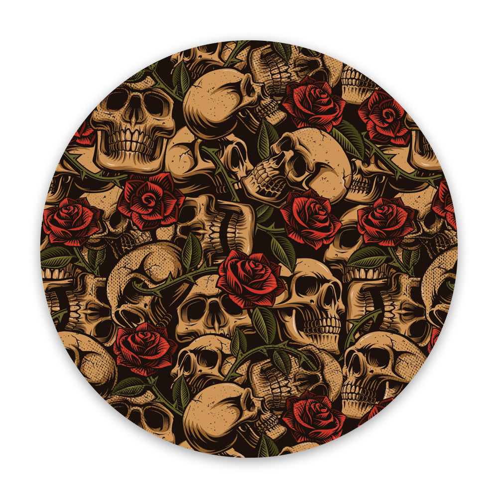 Skulls and Roses Patch