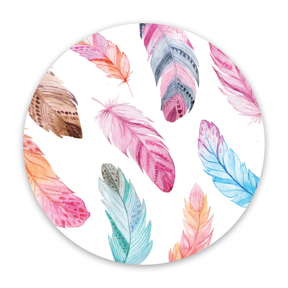 Watercolour Feathers Patch