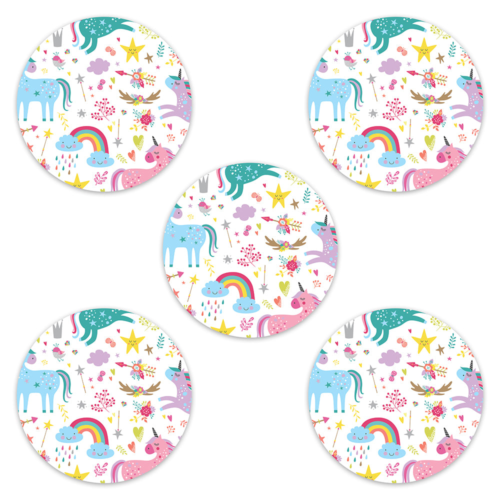 Omnipod Pastel Unicorns Design Patches