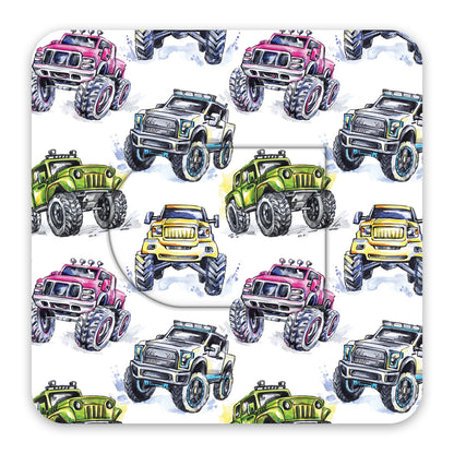 Omnipod Monster Truck Design Patches