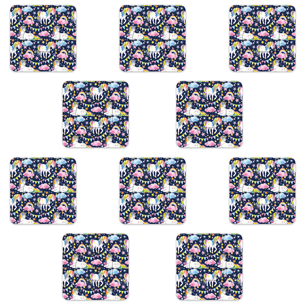 Omnipod Rainbow Unicorn Design Patches