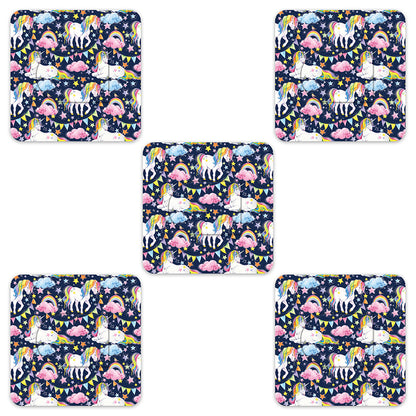 Omnipod Rainbow Unicorn Design Patches