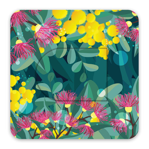 Omnipod Wattle & Gum Blossoms Design Patches