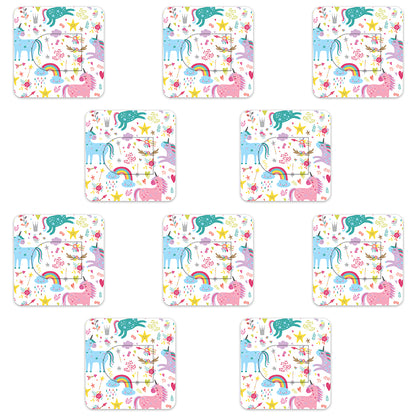Omnipod Pastel Unicorns Design Patches