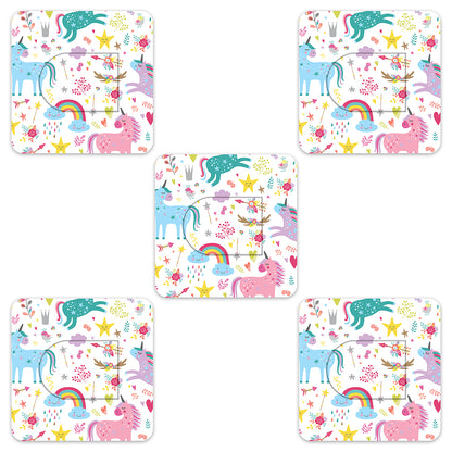 Omnipod Pastel Unicorns Design Patches