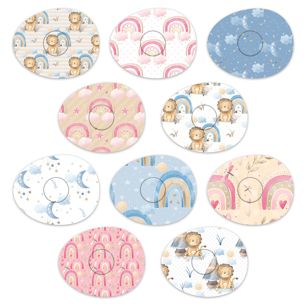 CLEARANCE OVAL - LIBRE 2 PATCHES- assorted designs