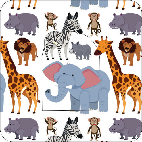 Omnipod Safari Animals Design Patches 10 pack